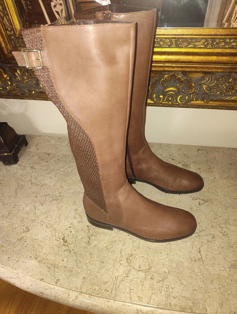 Cole Haan Leather Riding boots.